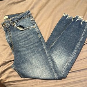 Zara cropped skinny jeans